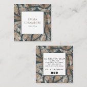 ボ自然ホ離れ スクエア名刺 (正面/裏面)