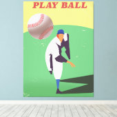 ボ遊ール！ キャンバスプリント (インサイチュ (ウッドフロア))