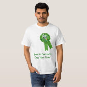 ポおもしろいグパーソナライズされたモトインSt patricks day Tシャツ (正面フル)