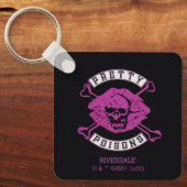 ポアかわいらしンズのロゴ キーホルダー (正面)