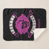 ポアかわいらしンズのロゴ シェルパブランケット (正面(横))