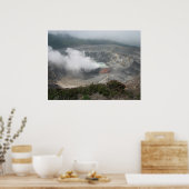 ポアス火山クレーター ポスター (キッチン)