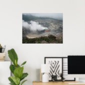 ポアス火山クレーター ポスター (ホームオフィス)