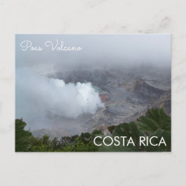 ポアス火山、コスタリカ葉書 ポストカード