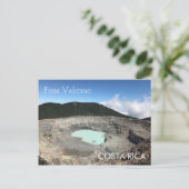 ポアス火山、コスタリカ葉書 ポストカード (スタンド正面)
