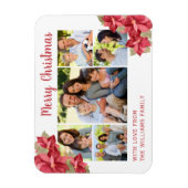 ポアセかわいらしチアメリークリスマス マグネット (縦)