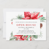 ポアセエレガントチアクリスマスホリデーオープンハウスイン 招待状 (正面)