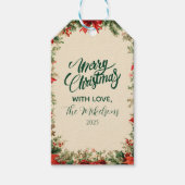 ポアセ素朴チアパインクリスマスパーティー ギフトタグ (正面)