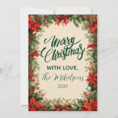 ポアセ素朴チアパインクリスマスパーティー シーズンカード (正面)