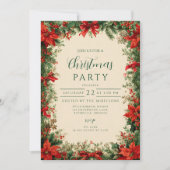 ポアセ素朴チアパインクリスマスパーティー 招待状 (正面)