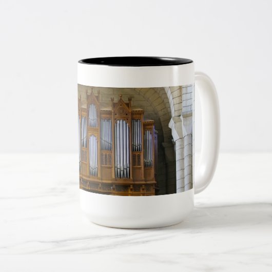 ポアティエ器官のマグ ツートーンマグカップ (正面右)