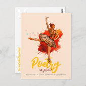 ポアンテの詩 | バレエ発表会 ポストカード (正面/裏面)