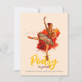 ポアンテの詩 | バレエ発表会 ポストカード
