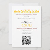 ポアンテの詩 | バレエ発表会 招待状 (裏面)