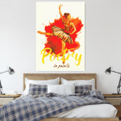 ポアンテの詩 – Ballerina エレガント Art for Dance キャンバスプリント (インサイチュ (寝室))