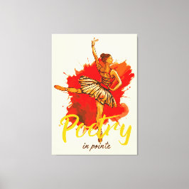 ポアンテの詩 – Ballerina エレガント Art for Dance キャンバスプリント