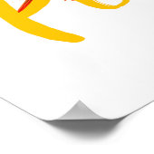 ポアンテの詩 – Ballerina エレガント Art for Dance ポスター (角)