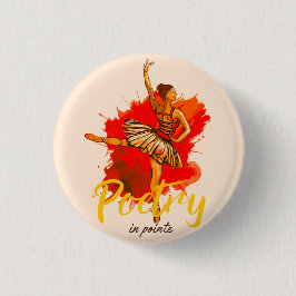 ポアンテの詩 – Ballerina エレガント Art for Dance 缶バッジ