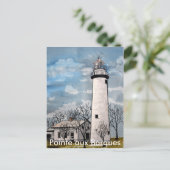 ポアントーバルケス灯台ポートホープミシガン ポストカード (スタンド正面)