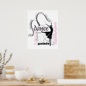 ポアンポアンポスターダンス ポスター (キッチン)