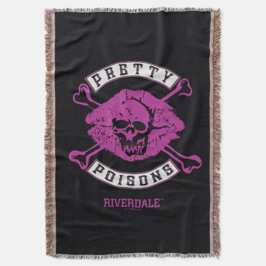 ポイかわいらしズロゴ スローブランケット (正面縦)