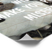 ポイかわいらしンズオ警告ークのポスター ポスター (角)