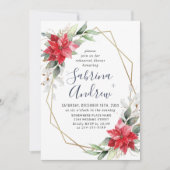 ポイエレガントンセチア冬フローラリハーサルディナー 招待状 (正面)