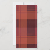 ポイエレガントンセッティアパイン結婚コーンのメニューカード サンキューカード (裏面)