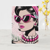 ポイズシッククーテレ誕生日 カード (黄色い花)