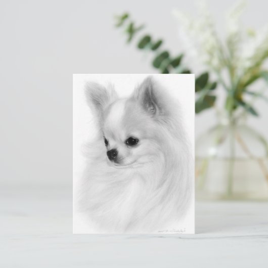 ポイズチワフアハンド絵を描ポートレート ポストカード (スタンド正面)