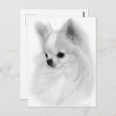 ポイズチワフアハンド絵を描ポートレート ポストカード (正面/裏面)