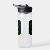 ポイズンスカルとクロスボーンハロウィーンデザインプリント ウォーターボトル (右面)