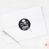 ポイズンゾンビトリオシン3-4-5死者の夜明け ラウンドシール (封筒)