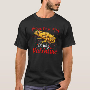 ポイズンダーツカエルは私のバレンタインハートラブカエル Tシャツ