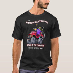 ポイズンダーツカエルレトロロカビリーグリーザーポンパド Tシャツ