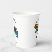 ポイズンダーツカエル漫画イラストレーション 紙コップ (右)