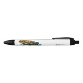 ポイズンダーツカエル漫画イラストレーション 黒ボールペン (トップ)