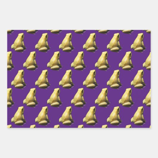 ポイズンダーツフロッグラッピング紙シート ラッピングペーパーシート (正面3)