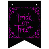 ポイズンパープル トリックオアトリート バンティングフラッグ (第2の旗)