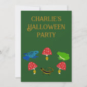 ポイズンフォレストハロウィン オーダーメイド 招待状 (正面)