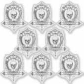 ポイズンポーションHalloween 1.5" x 2" シール (正面)