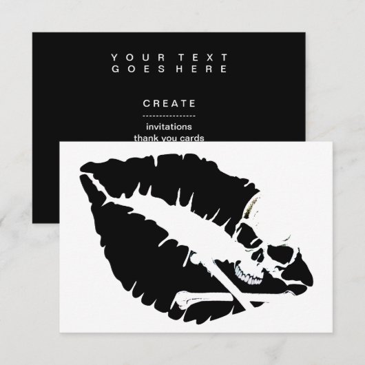 ポイズンリップス 招待状 (正面/裏面)