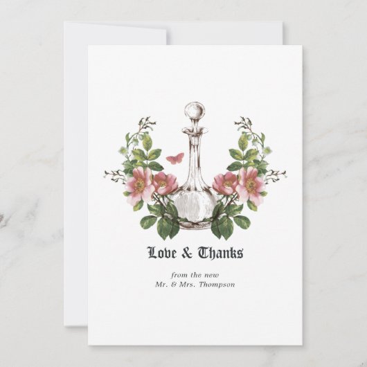 ポイズンロションハロウィーンゴシック サンキューカード (正面)