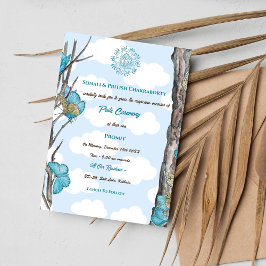 ポイテジャヌウパナヤナムヒンドゥー聖糸バタフライ 招待状