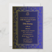 ポイテジャヌウパナヤナムヒンドゥー聖糸フローラ 招待状 (正面)