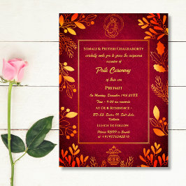 ポイテジャヌウパナヤナムヒンドゥー聖糸フローラ 招待状