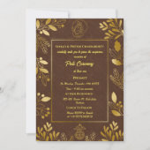 ポイテジャヌウパナヤナムヒンドゥー聖糸フローラ 招待状 (正面)