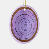 ポイパープルハワイアン食のボウル太郎ルートハワイ セラミックオーナメント (右)