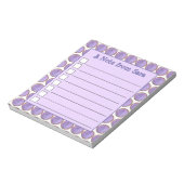 ポイパープルハワイアン食のボウル太郎ルートハワイ ノートパッド (回転)