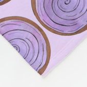 ポイパープルハワイアン食のボウル太郎ルートハワイ フリースブランケット (角)